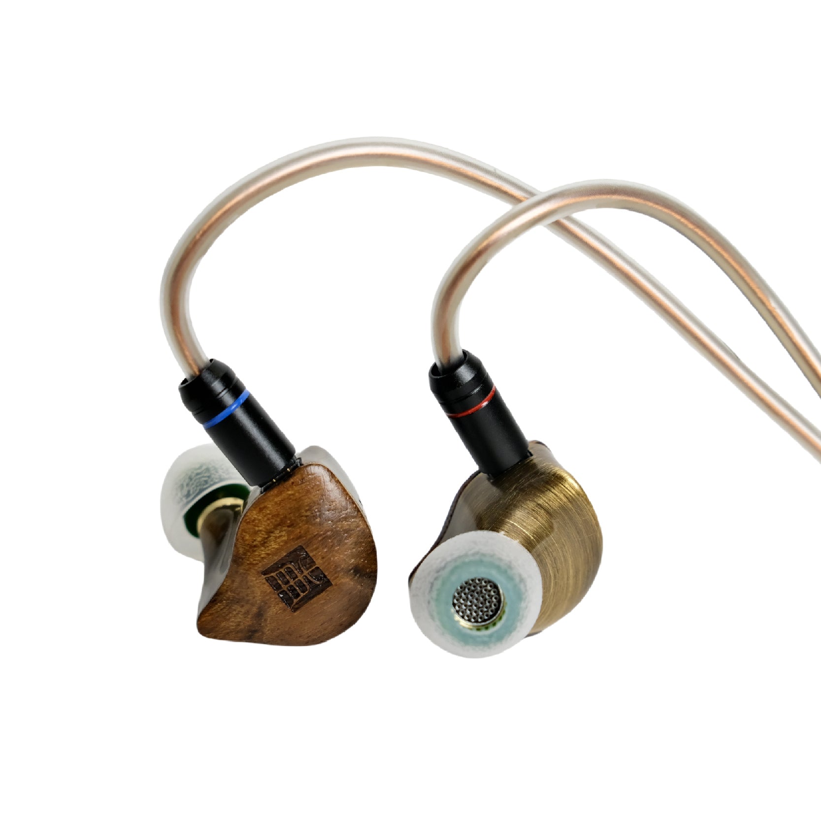 TANGZU Du Fu 2 Hybrid IEM | Titanium Dynamic + Dual Balanced Armature | Ebony & Brass Housing