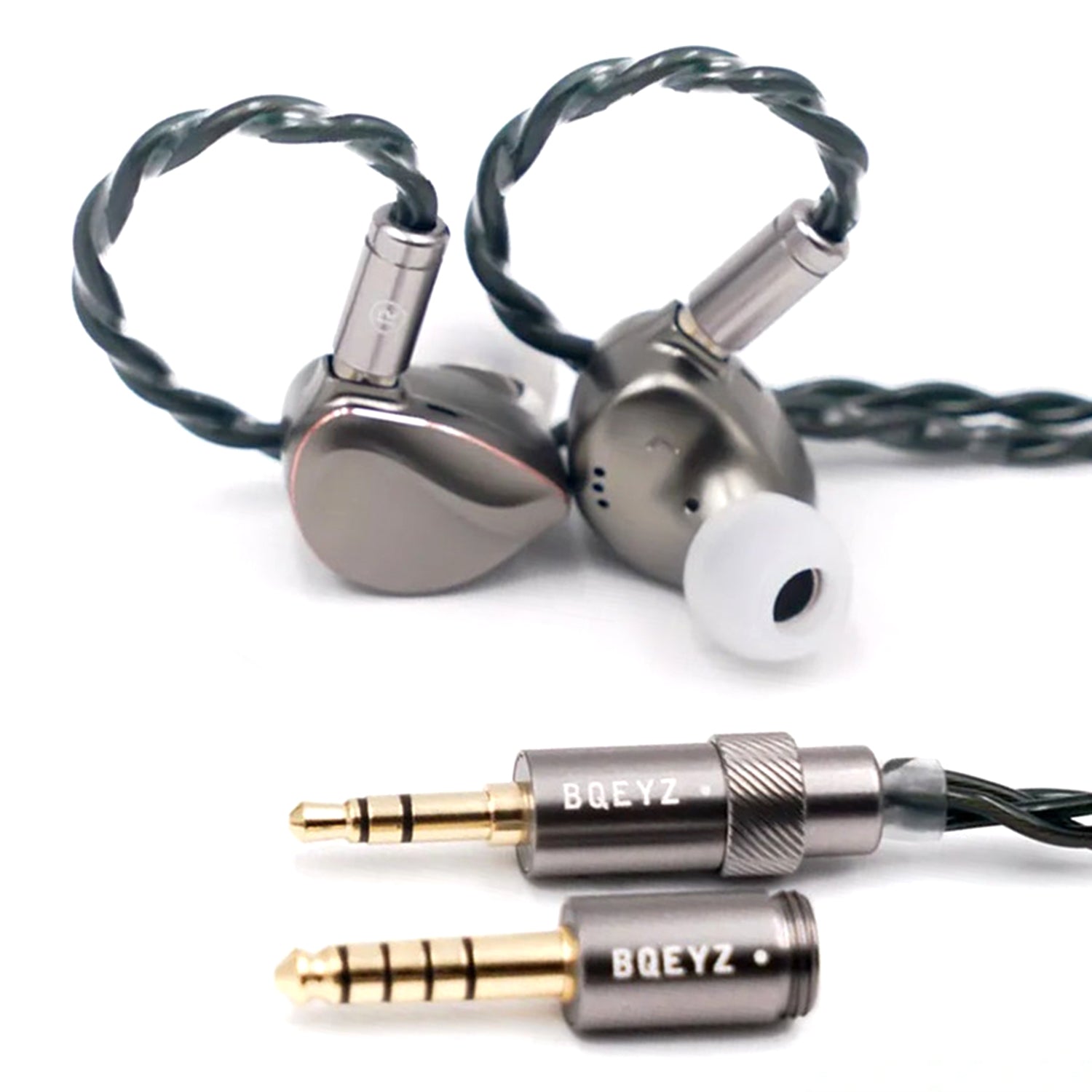 BQEYZ Winter 2 IEM HiFi Wired Earphones - Gaming Earbuds with 3.5mm/4.4mm Copper Cable