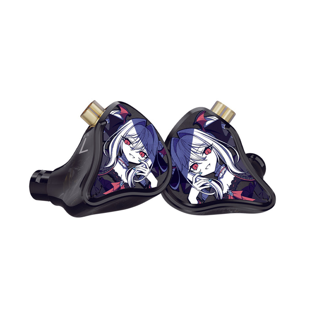 CVJ VIVIAN IEM Earphones | HiFi In-Ear Monitors with 3D Anime Faceplate & Dual-Magnet Driver