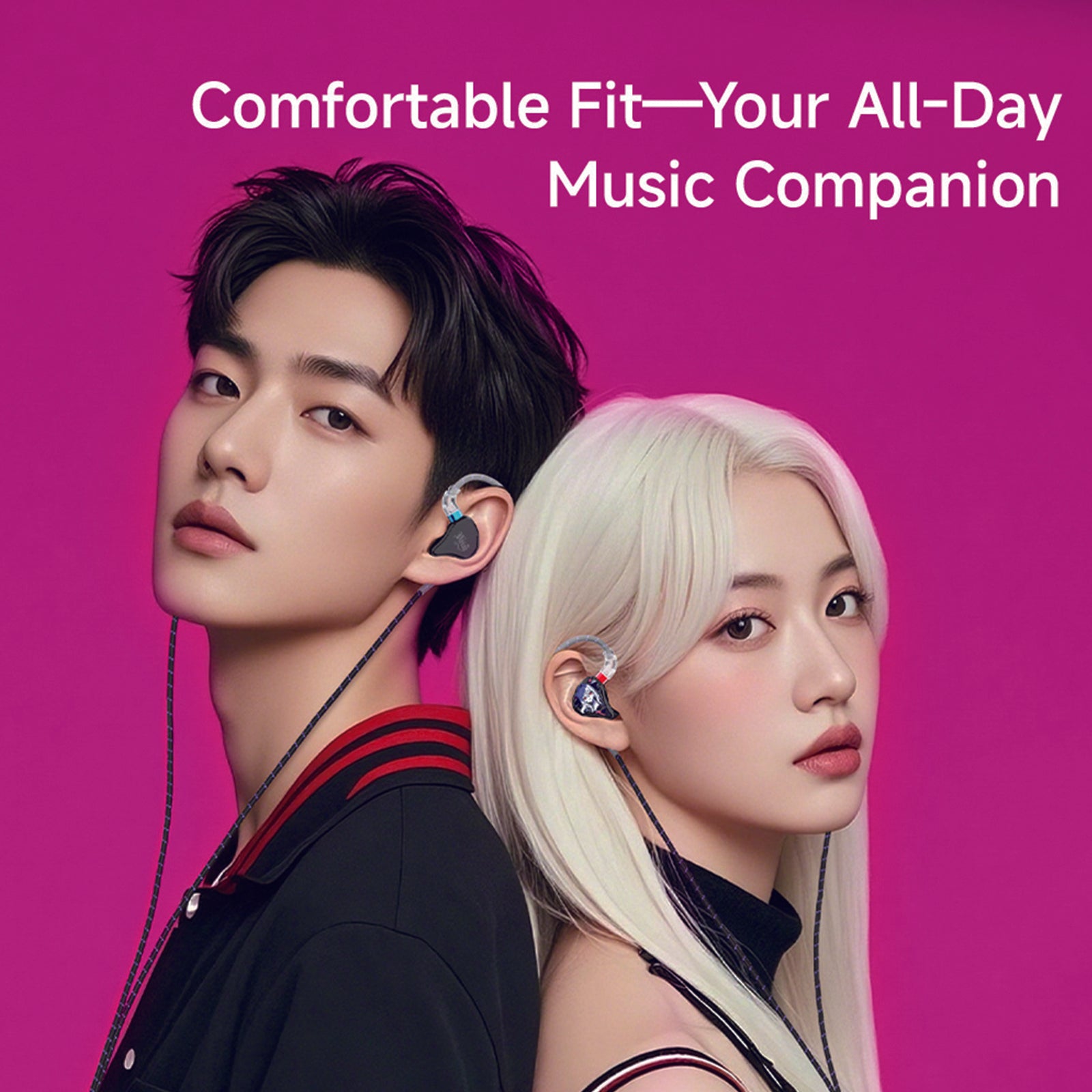 CVJ VIVIAN IEM Earphones | HiFi In-Ear Monitors with 3D Anime Faceplate & Dual-Magnet Driver