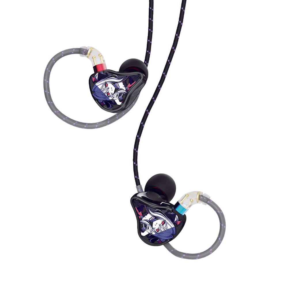 CVJ VIVIAN IEM Earphones | HiFi In-Ear Monitors with 3D Anime Faceplate & Dual-Magnet Driver