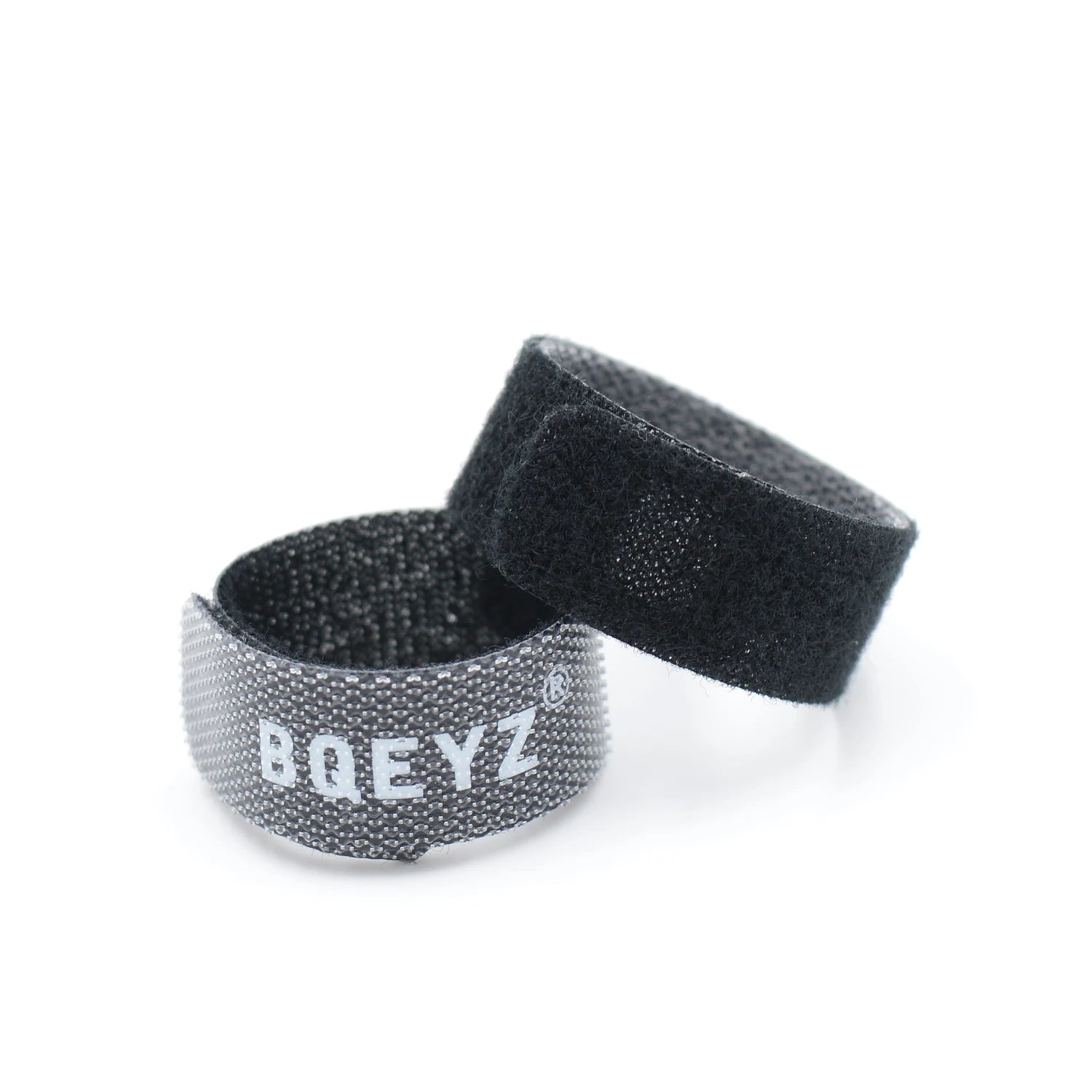 BQEYZ Nylon Hook & Loop Cable Ties – 60pcs Reusable Wire Straps