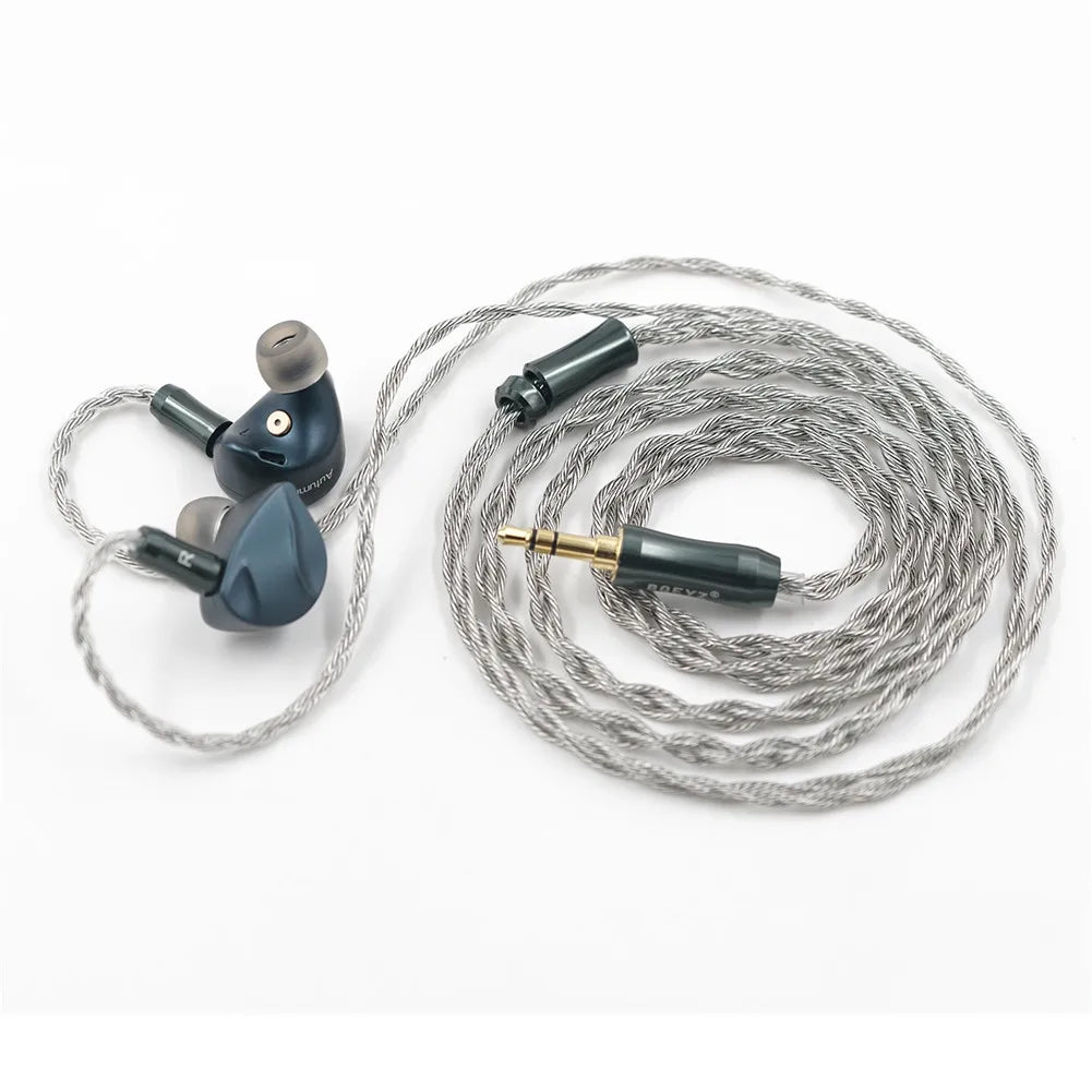 BQEYZ Autumn 2-Pin IEM Cable 4-Core Silver-Copper with 3.5mm/2.5mm/4.4mm Plugs