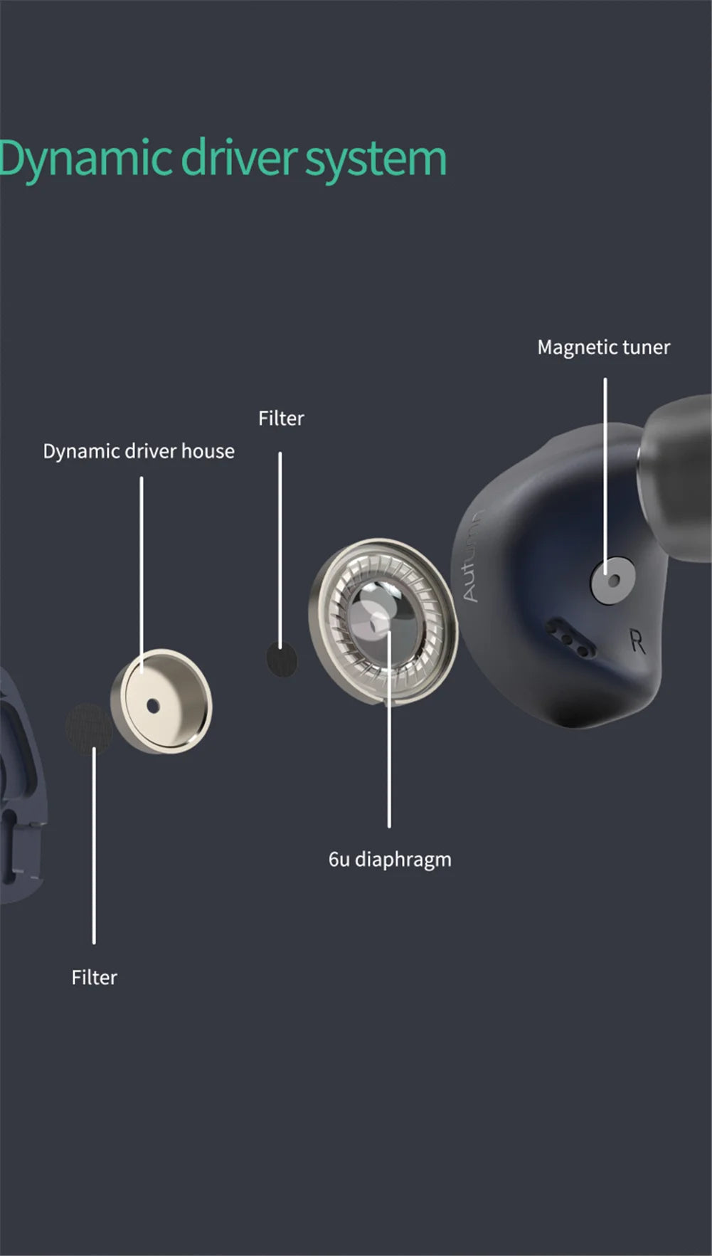 BQEYZ Autumn Dual-Cavity Dynamic Driver HiFi IEMs with Tuning Filters