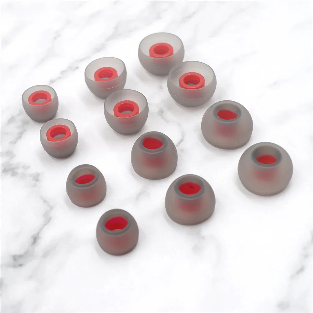 BQEYZ T1 Silicone Eartips – 12pcs S/M/L Replacement Ear Cushions
