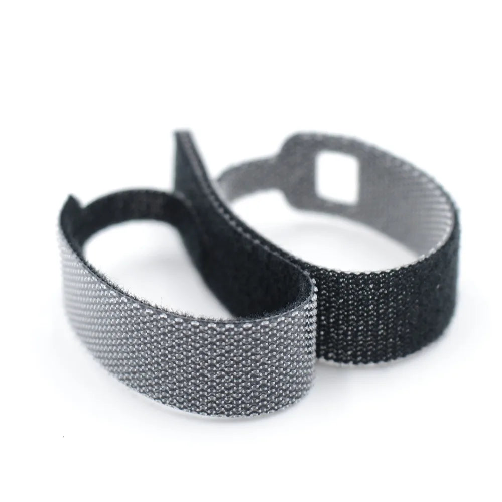 BQEYZ Nylon Hook & Loop Cable Ties – 60pcs Reusable Wire Straps