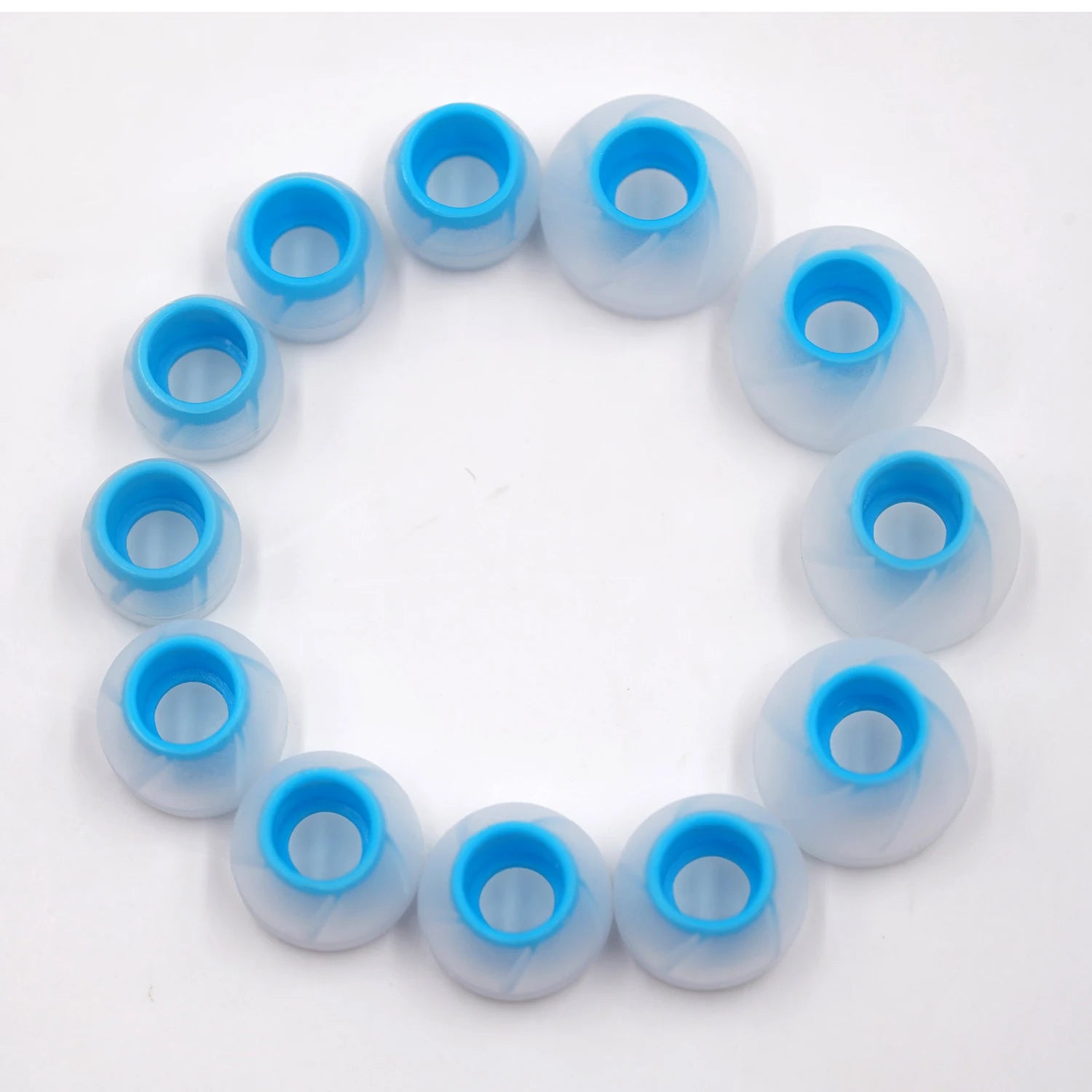 BQEYZ T5 Silicone Eartips – 12pcs S/M/L Replacement Earbuds Covers