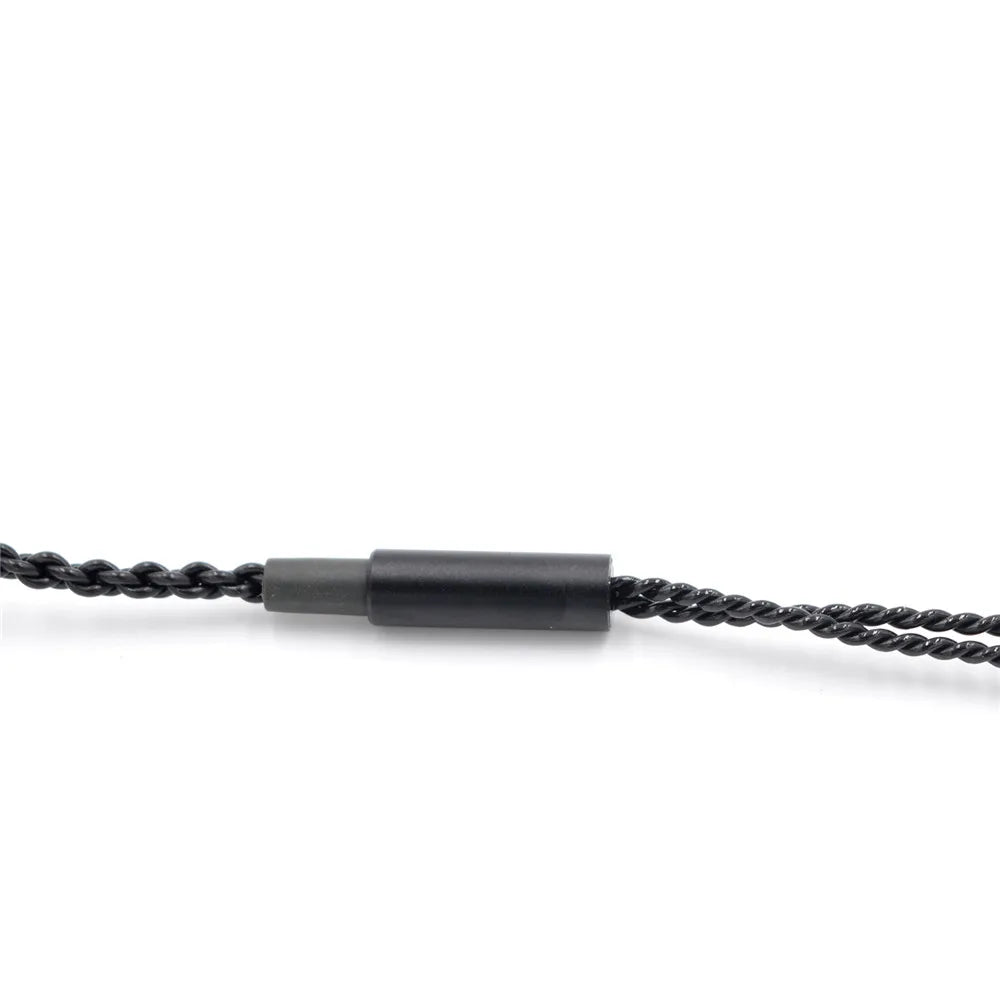 BQEYZ 0.78mm DIY Earphone Upgrade Cable 3.5mm Gold Plug for Hybrid IEM