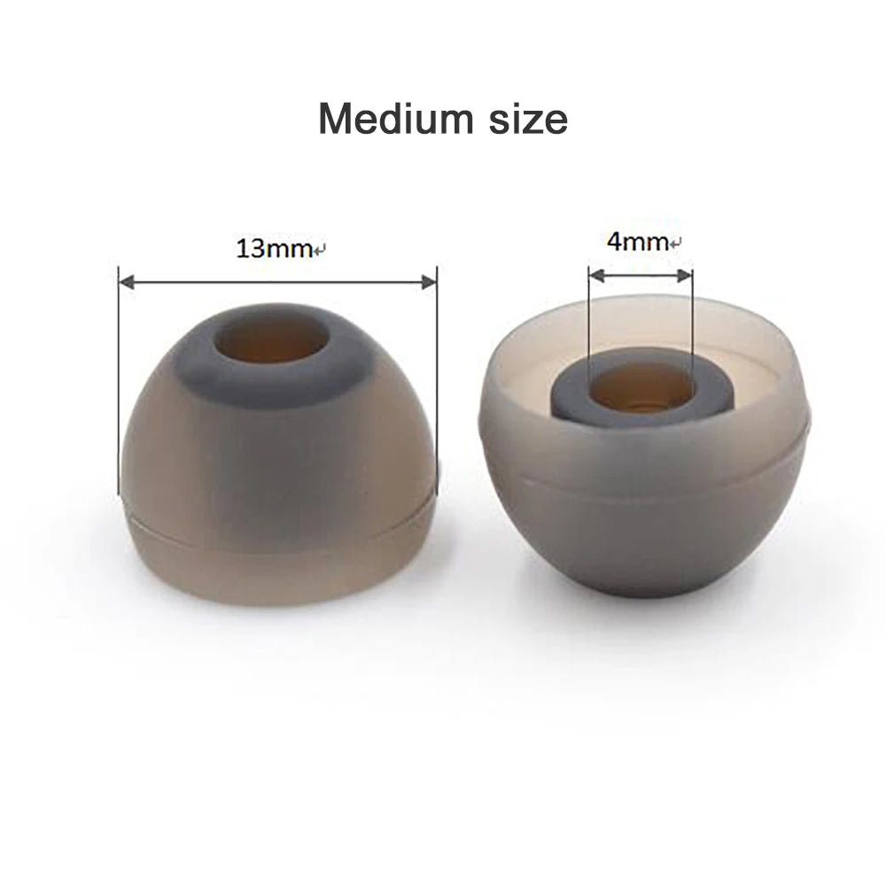 BQEYZ T1 Silicone Eartips – 12pcs S/M/L Replacement Ear Cushions