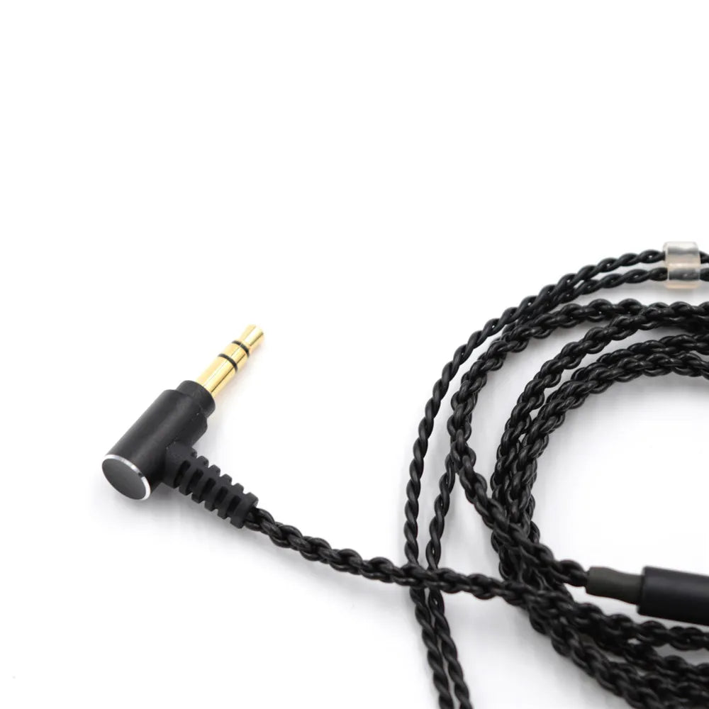 BQEYZ 0.78mm DIY Earphone Upgrade Cable 3.5mm Gold Plug for Hybrid IEM