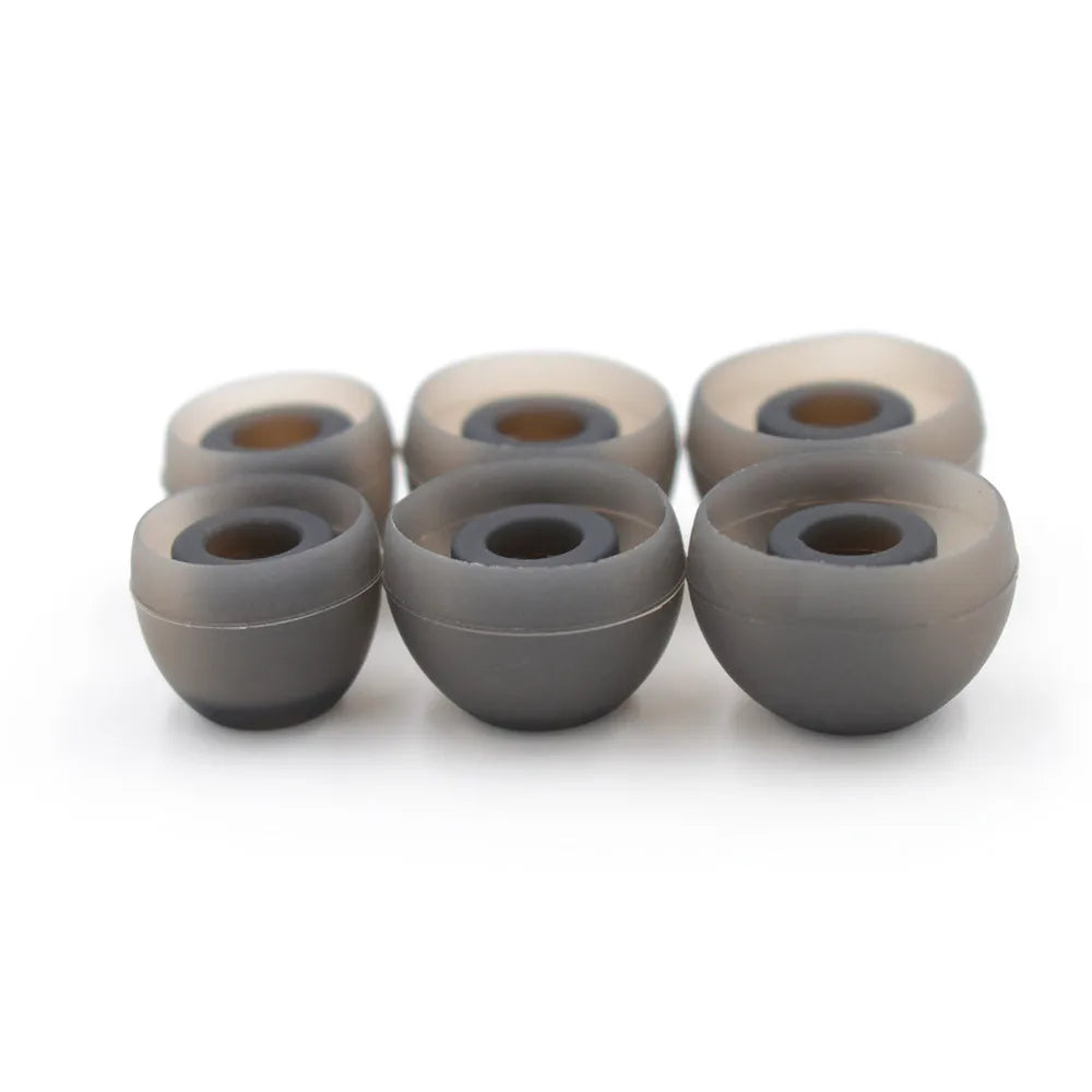 BQEYZ T1 Silicone Eartips – 12pcs S/M/L Replacement Ear Cushions