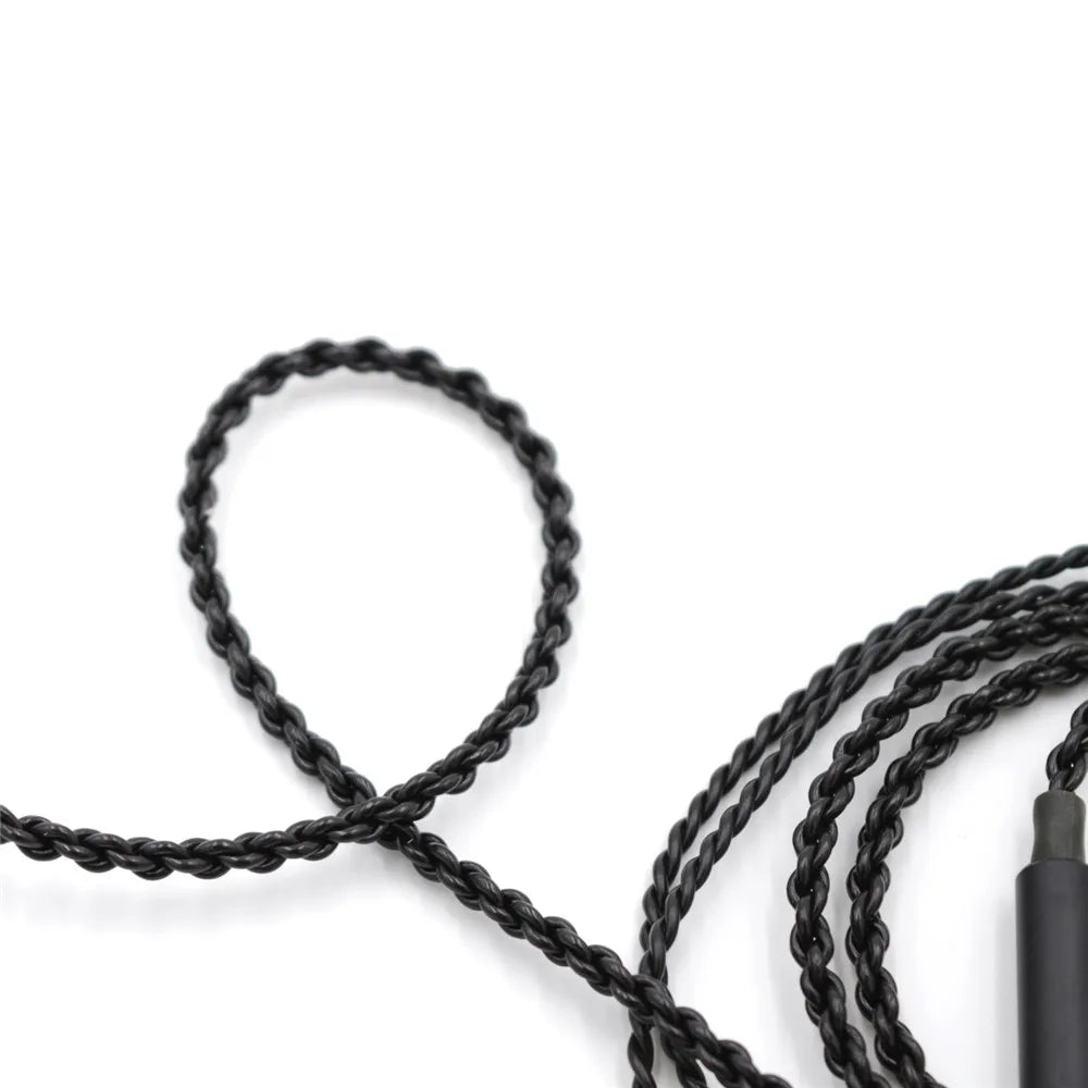 BQEYZ 0.78mm DIY Earphone Upgrade Cable 3.5mm Gold Plug for Hybrid IEM