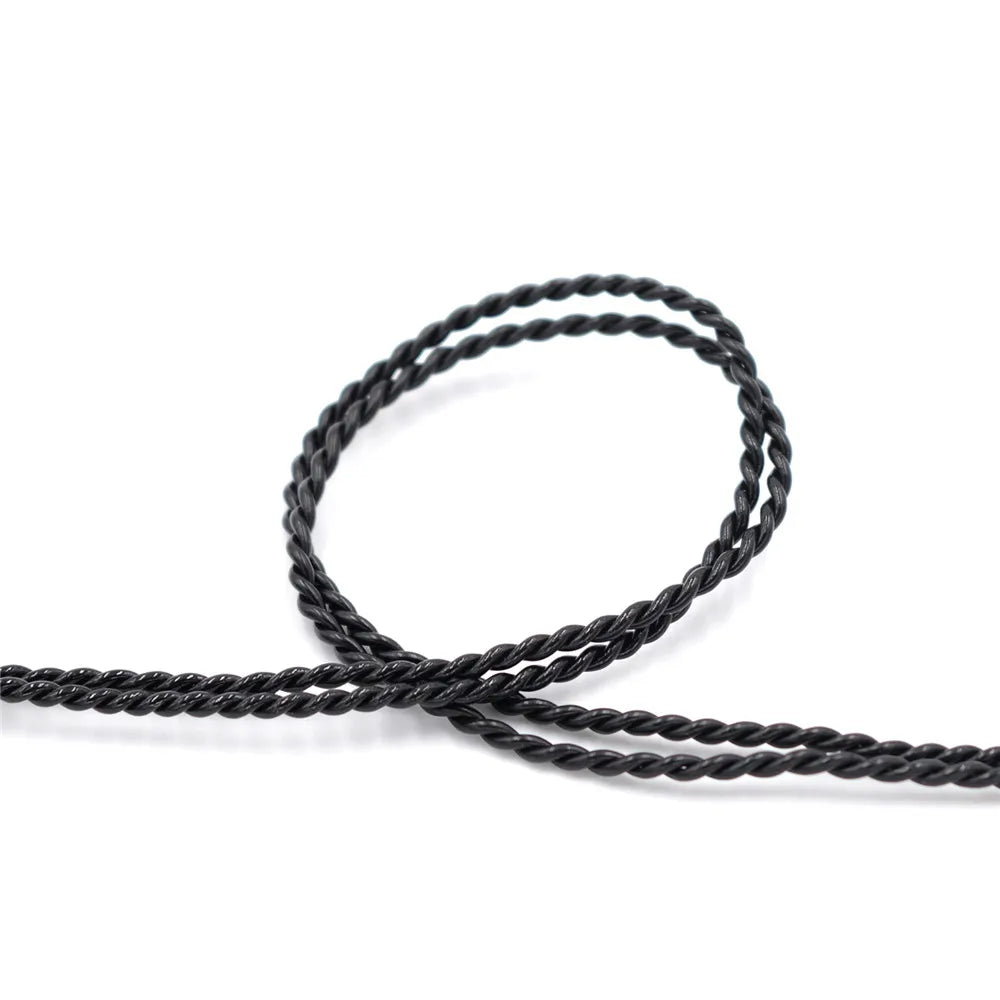 BQEYZ 0.78mm 2-Pin HiFi Earphone Replacement Cable 3.5mm  L-Shape Plug