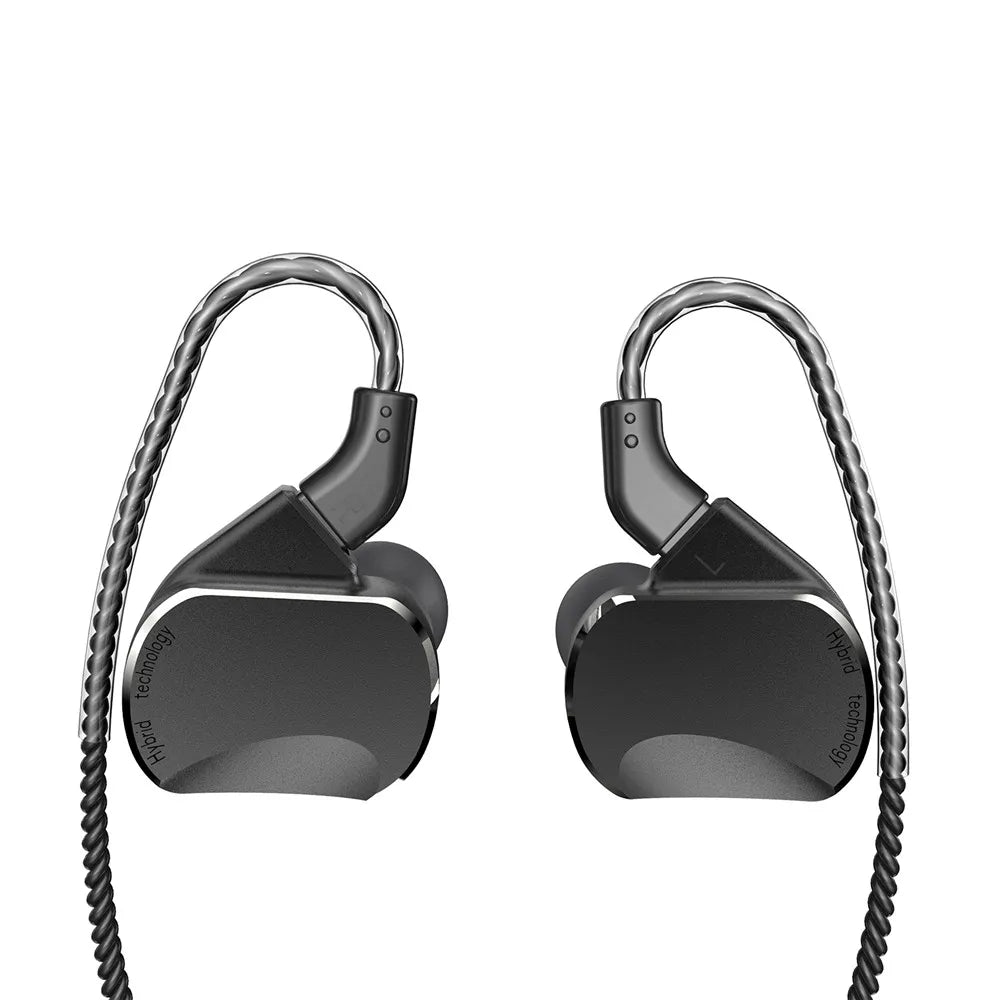 BQEYZ BQ3 HiFi In-Ear Monitor Aluminum Earbuds 0.78mm Detachable Cable
