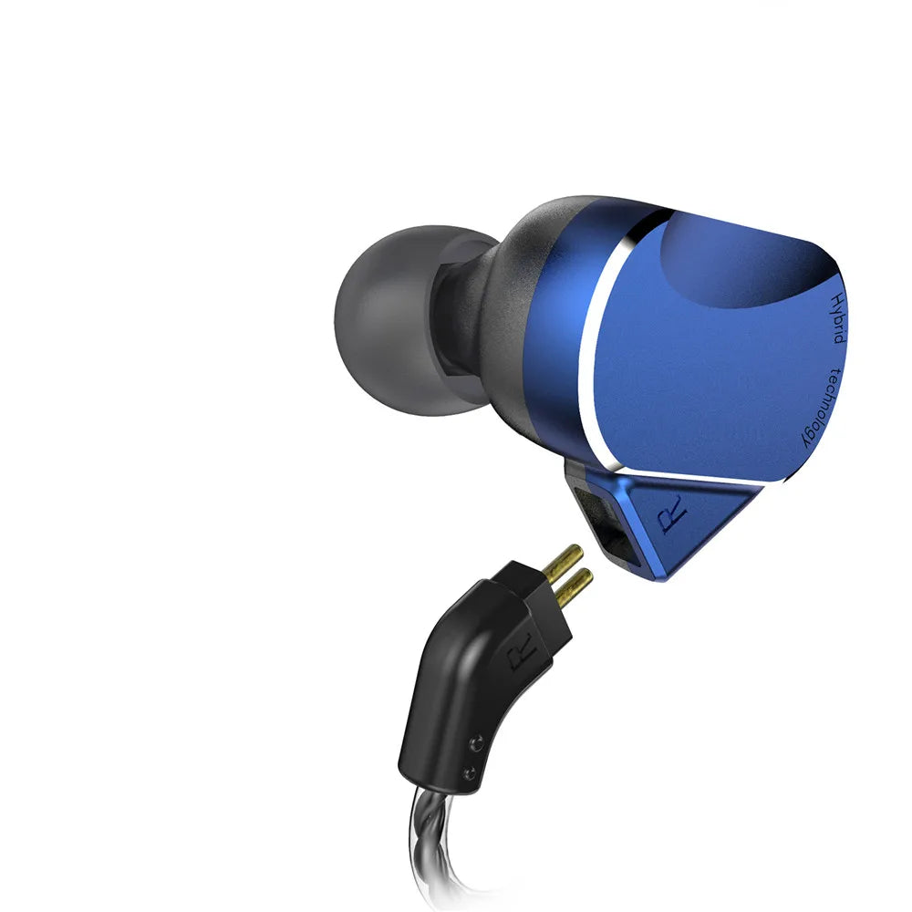BQEYZ BQ3 HiFi In-Ear Monitor Aluminum Earbuds 0.78mm Detachable Cable