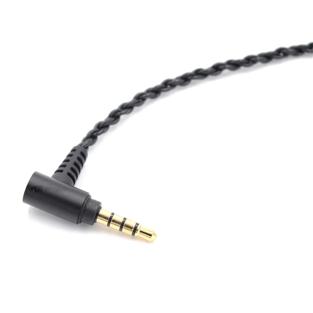 BQEYZ 0.78mm DIY Earphone Upgrade Cable 3.5mm Gold Plug for Hybrid IEM