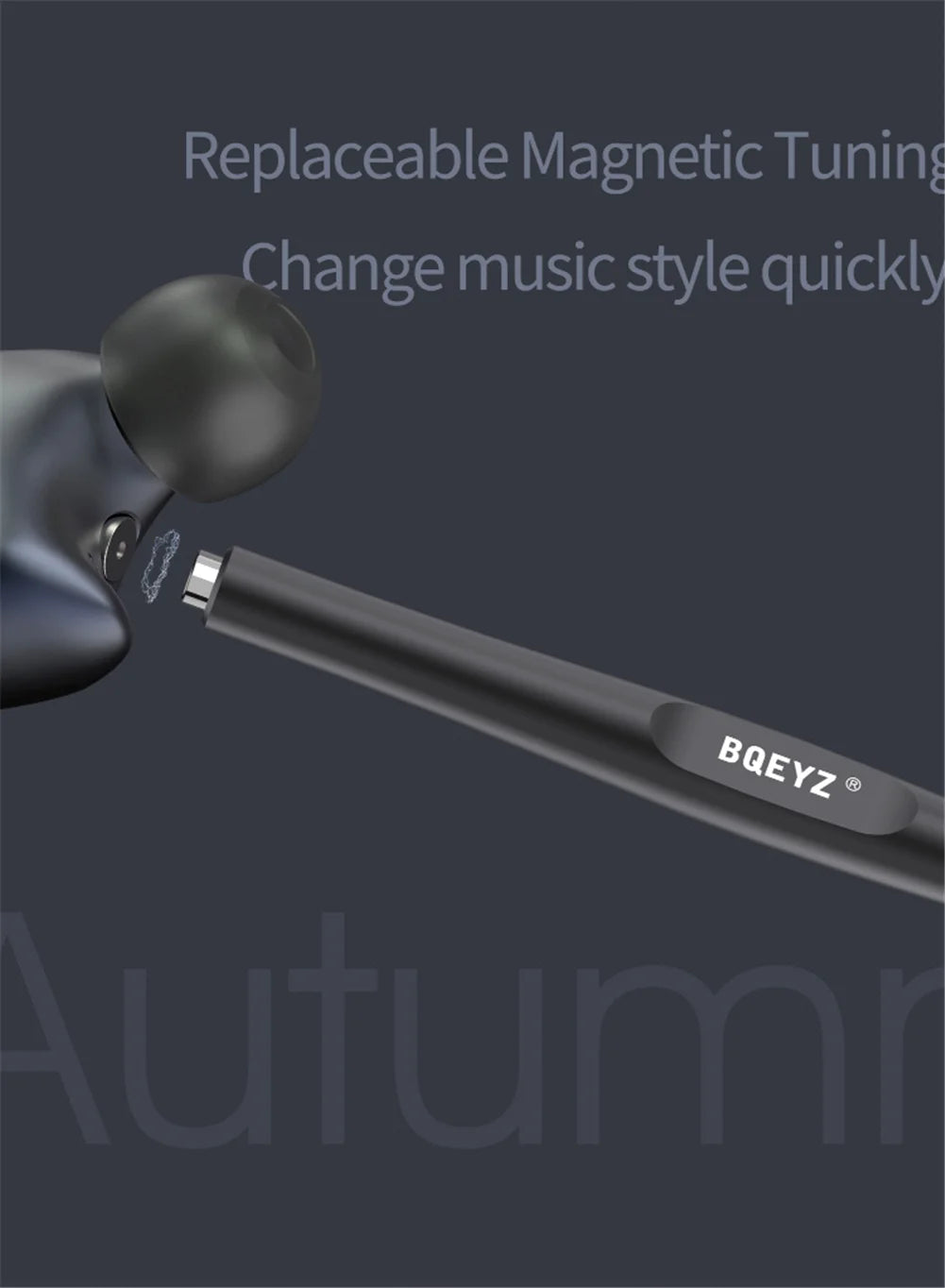 BQEYZ Autumn Dual-Cavity Dynamic Driver HiFi IEMs with Tuning Filters