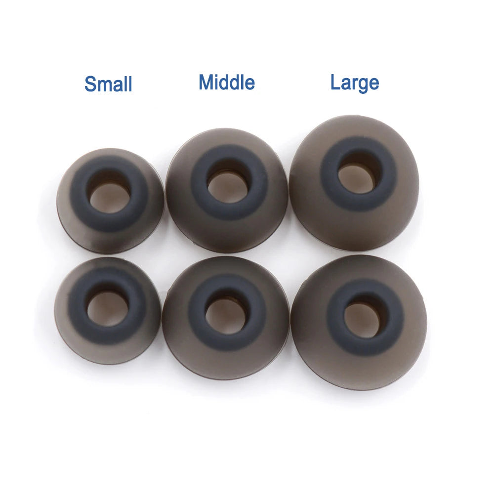 BQEYZ T1 Silicone Eartips – 3 Pairs S/M/L Replacement Earbuds Covers