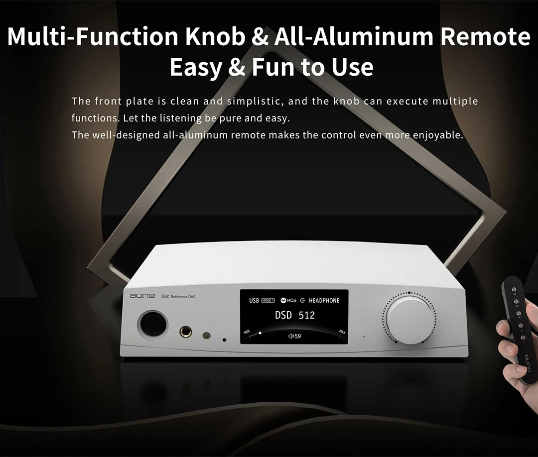 AUNE S9C PRO DAC Headphone Amplifier | ES9068AS Desktop HiFi