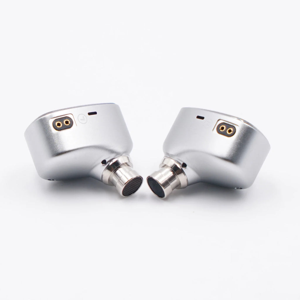 BQEYZ Frost Weather Series HiFi IEM Micro Planar + Dynamic Drivers, Silver-Plated Cable, Glass Faceplate