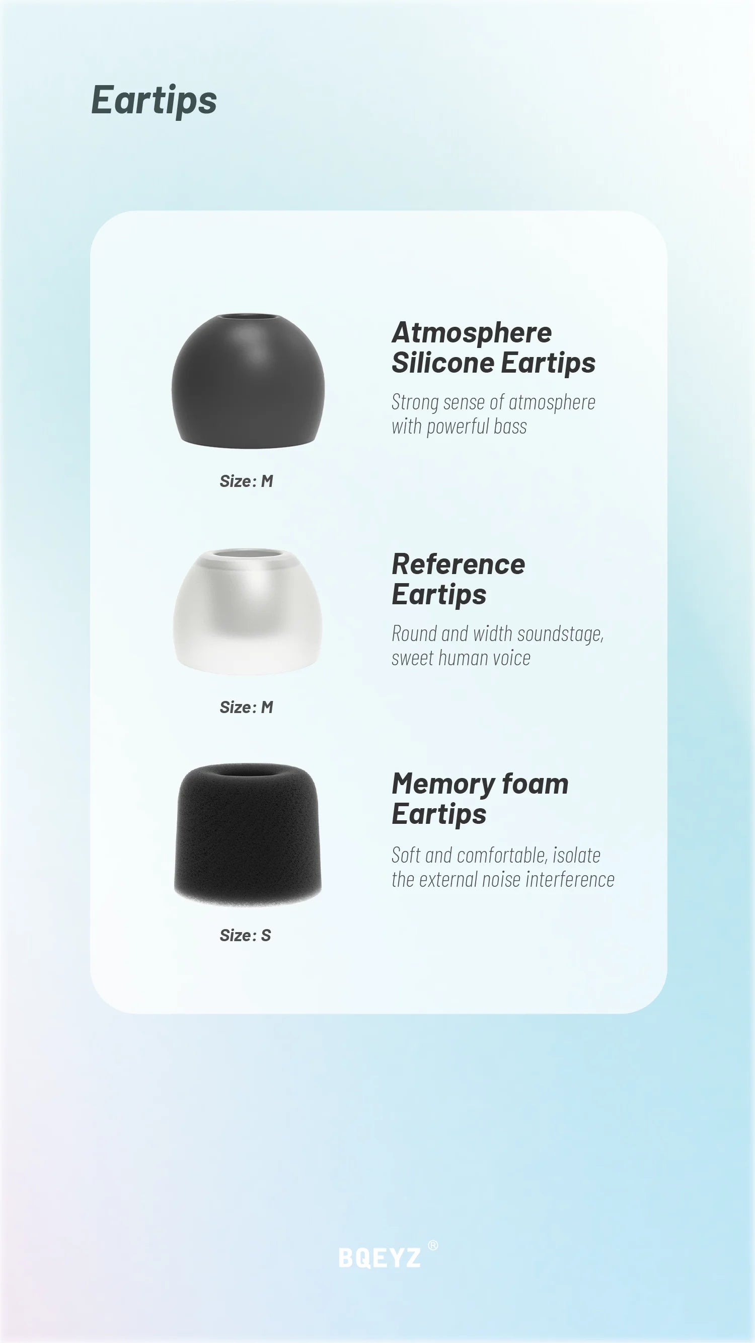BQEYZ Weather Series Cloud Wired Earbuds HiFi Earphone IEM 10mm Dynamic Driver 6.8mm Passive Driver High Resolution