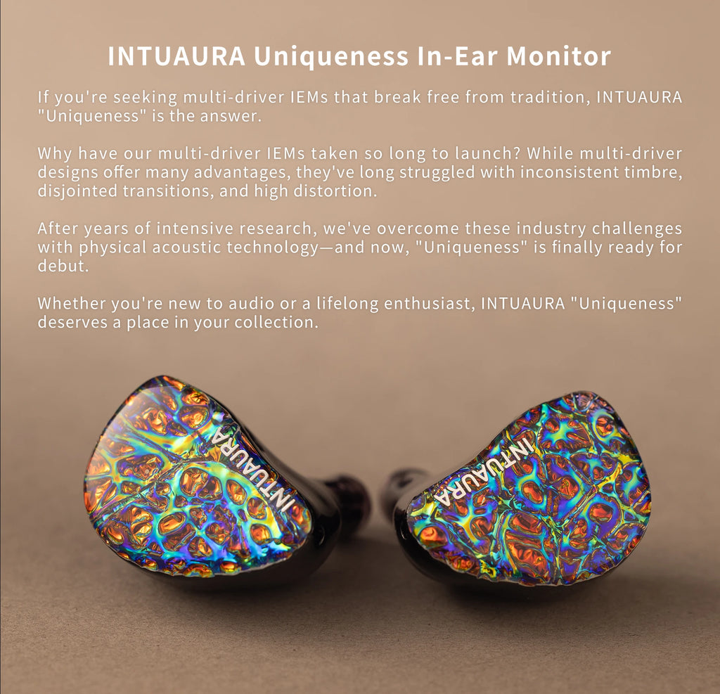 Pre-order INTUAURA Uniqueness IEM – Precision-Tuned Multi-Driver Earphones