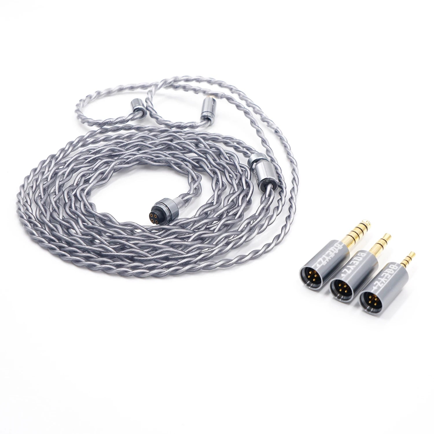 BQEYZ Winter Rime 0.78mm 2-Pin Silver-Plated Copper Detachable IEM Cable