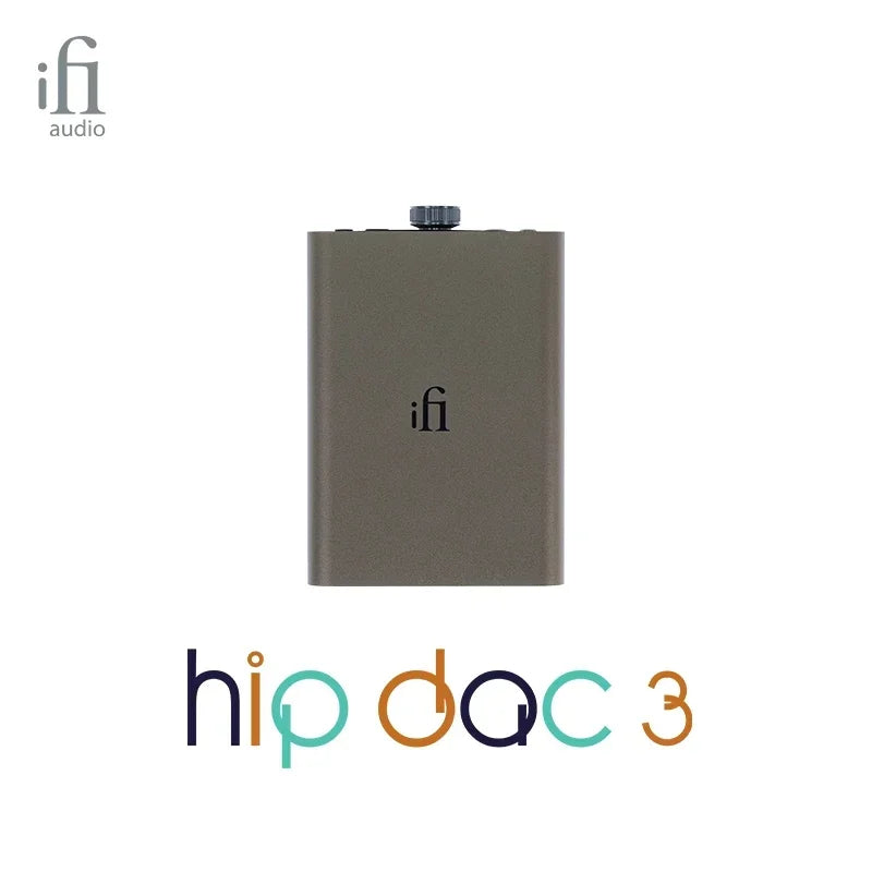 iFi hip-dac 3 Portable USB DAC & Headphone Amplifier – XMOS Hi-Res DAC, Balanced USB-C, MQA, DSD