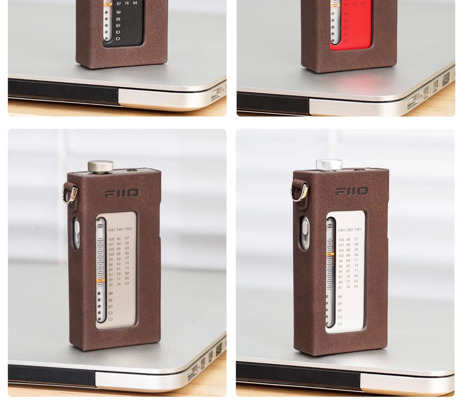 FiiO RR11 Portable HiFi FM Radio Receiver - Analog PVR Tuning, Enhanced Bass, 3D Surround Sound, 64-108MHz Coverage