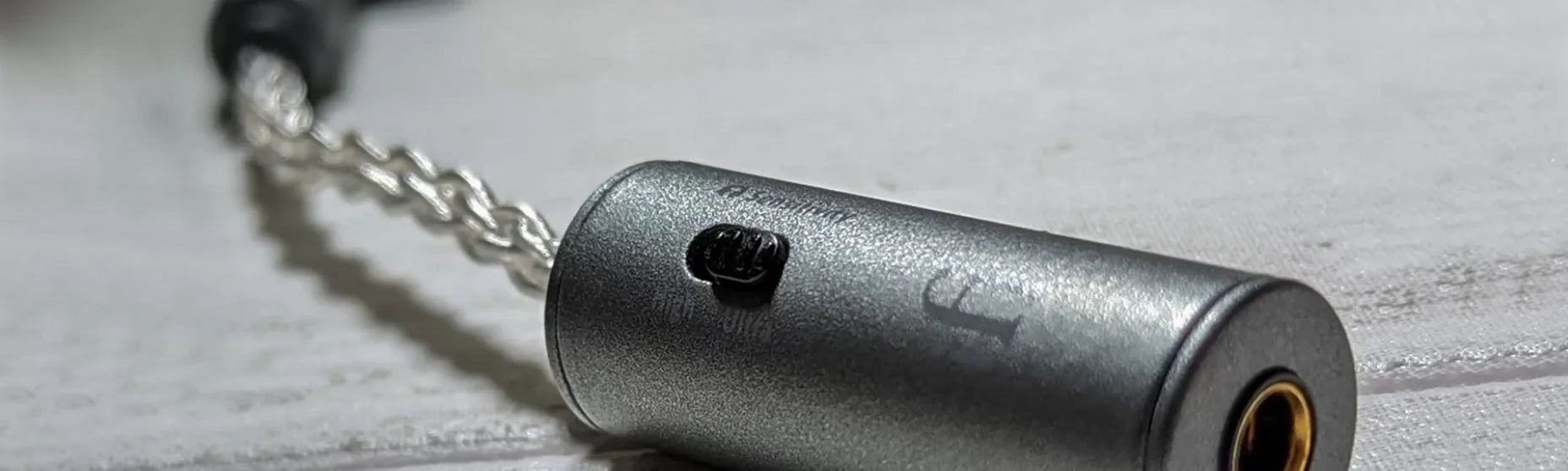 iFi iEMatch+/4.4 Lossless Headphone Impedance Matcher Noise Reduction Attenuator Equalizer 2.5/3.5 to 4.4 mm Headphone Adapter