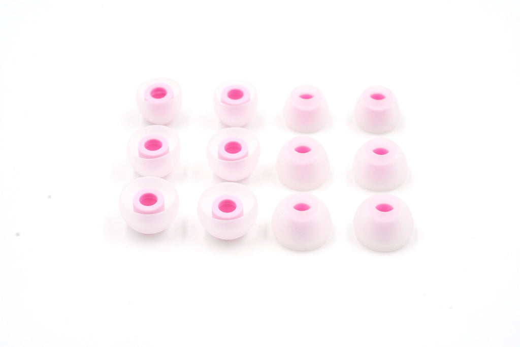 BQEYZ Pink Eartips | Soft Silicone In-Ear Tips Replacement for IEMs