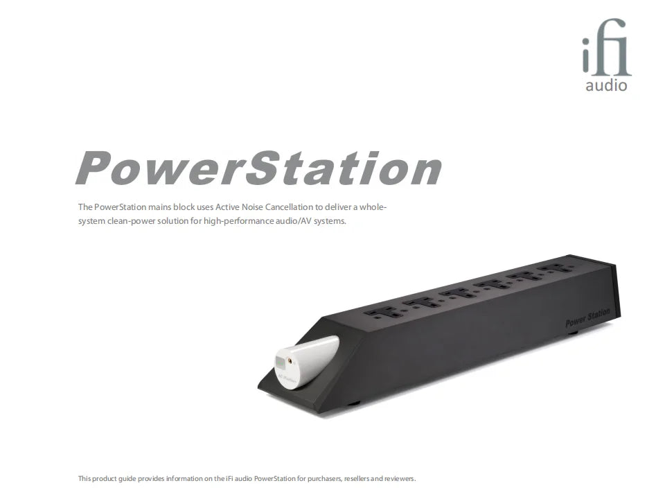 iFi Power Station Purified Power Strip – Intelligent Surge Protection, Isolated Noise Reduction, HiFi Power Management