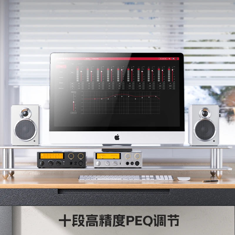 FiiO K15 Desktop DAC AMP Headphone Amplifier Full MQA PEQ Hi-Res Audio dual AK4497S chips DSD512 PCM768 Bluetooth LDAC