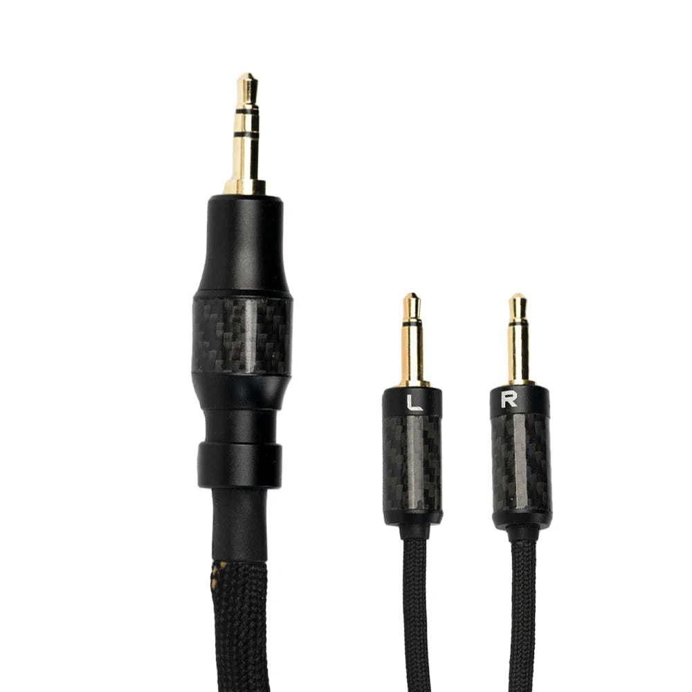 FiiO LL-RC 2025 Headphone Cable with Furukawa Monocrystalline Copper - 4.4mm Male to Dual 3.5mm Male - 1.5M