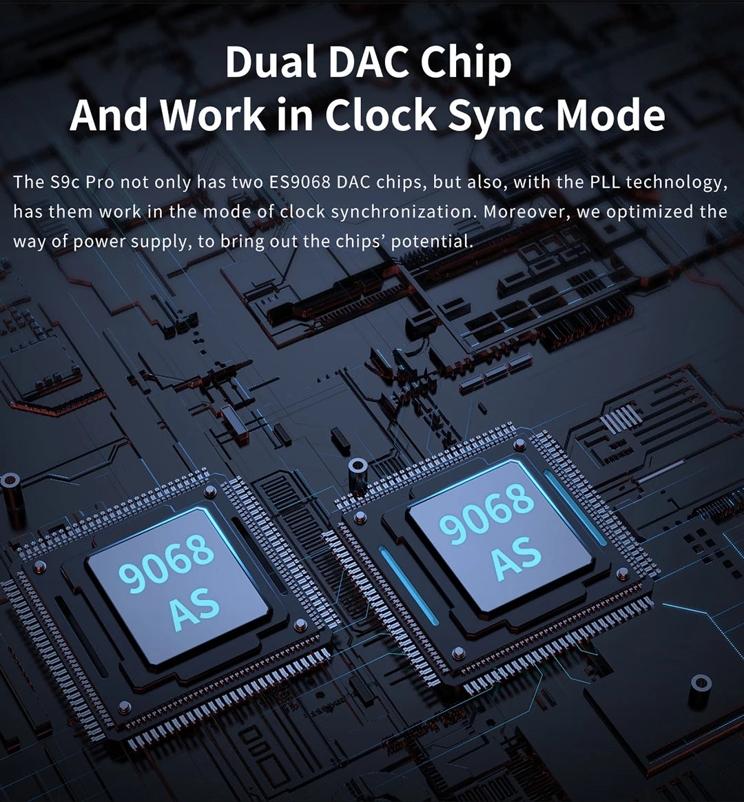 AUNE S9C PRO DAC Headphone Amplifier | ES9068AS Desktop HiFi