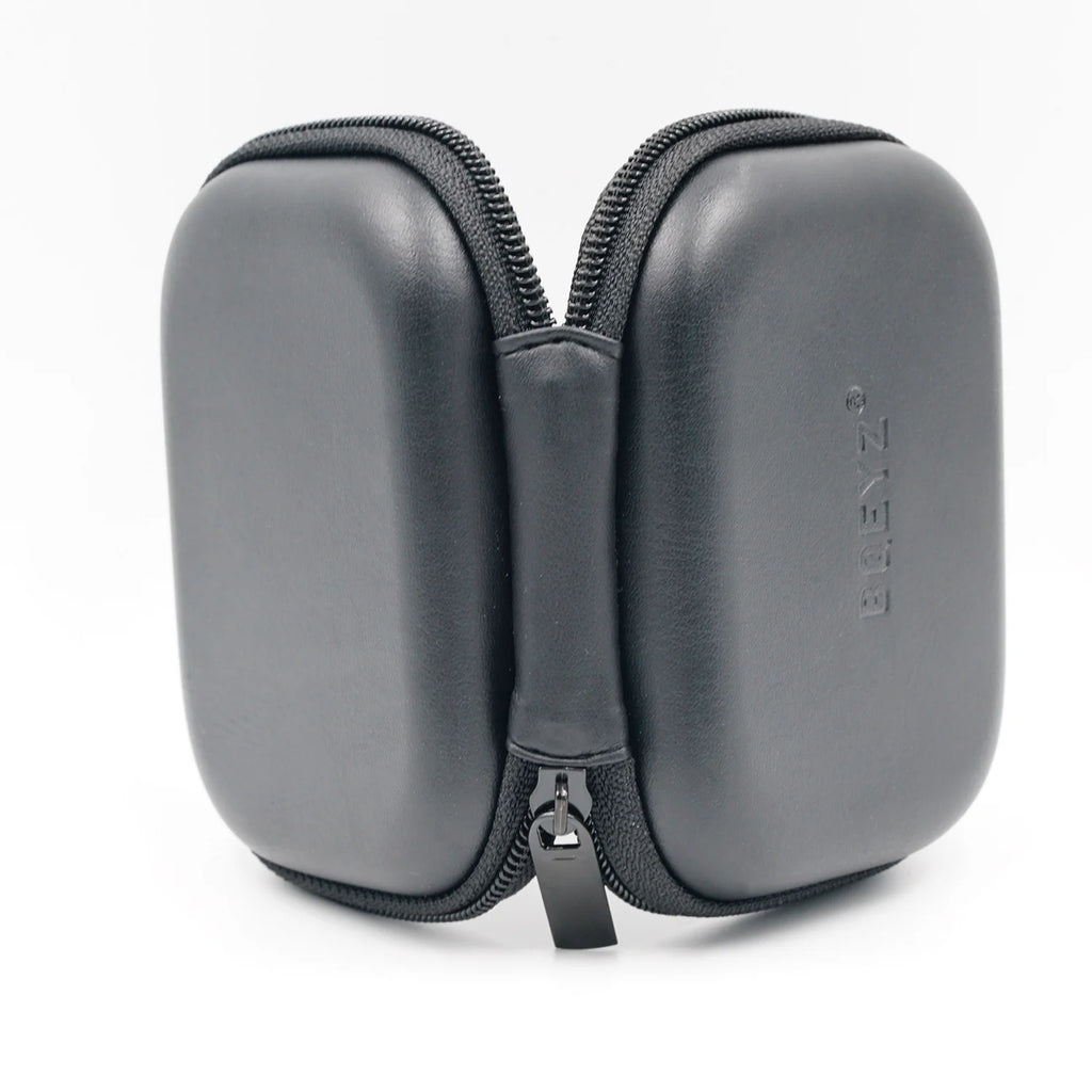 BQEYZ Earphone Cable Case – Portable PU Leather Storage Pouch