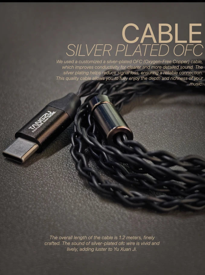 TANGZU Yu Xuan Ji IEM – Open-Back 10mm Topology Dynamic Earphones