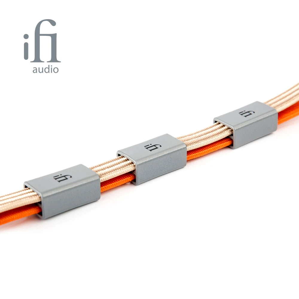 iFi Gemini 3.0 USB Audio Cable – Dual-Head Design, EMI/RFI Shielding, High-Speed Signal & Power Transmission