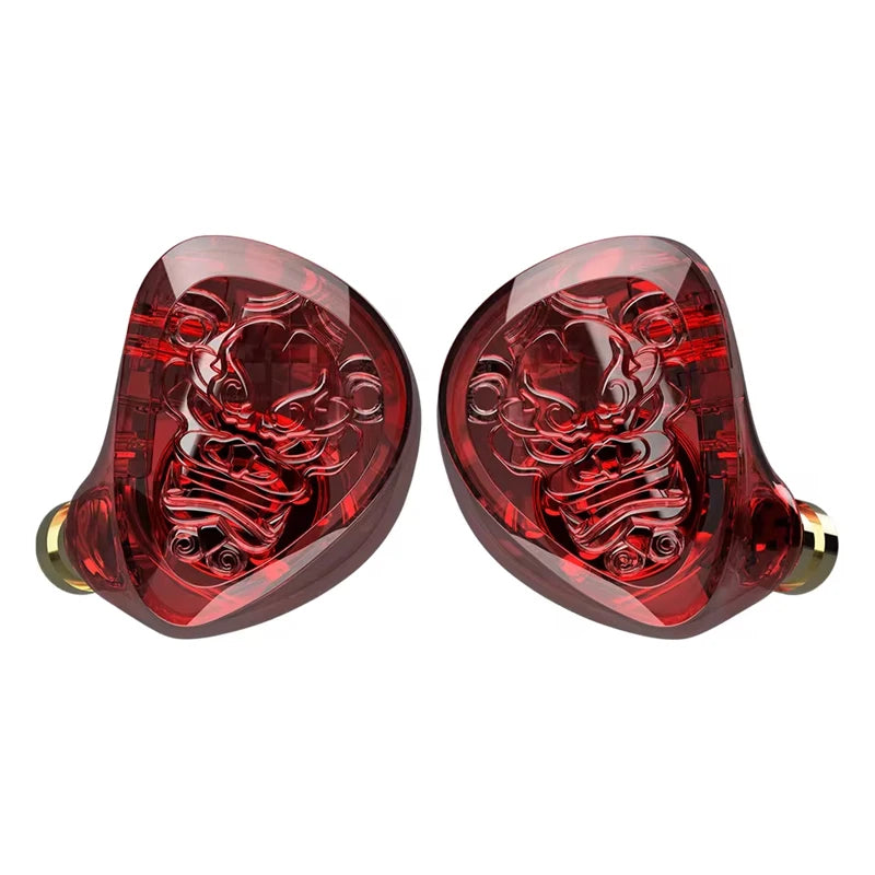 TANGZU Wan’er SG II Red Lion IEM – Bass-Enhanced Single Dynamic Driver Earphones