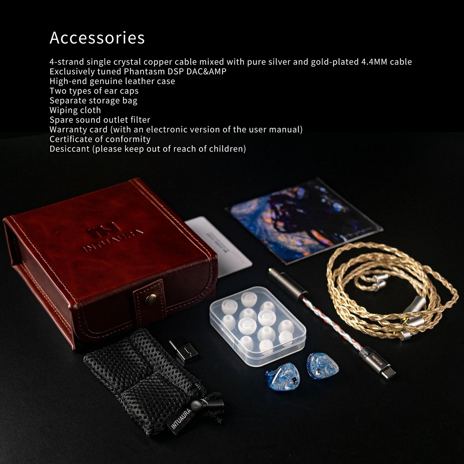 INTUAURA Lakeview IEMs – HiFi Dynamic Driver Earphones for Audiophiles