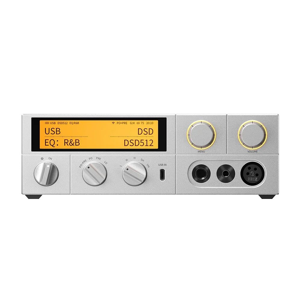 FiiO K17 Desktop DAC AMP Headphone Amplifier - Hi-Res Audio, Dual AK4499EX, MQA, DSD512, PCM768, 31-Band PEQ with Remote Control