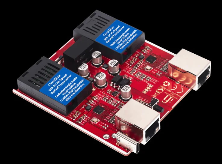 iFi LAN iPURIFIER PRO - Optical Ethernet Noise Filter