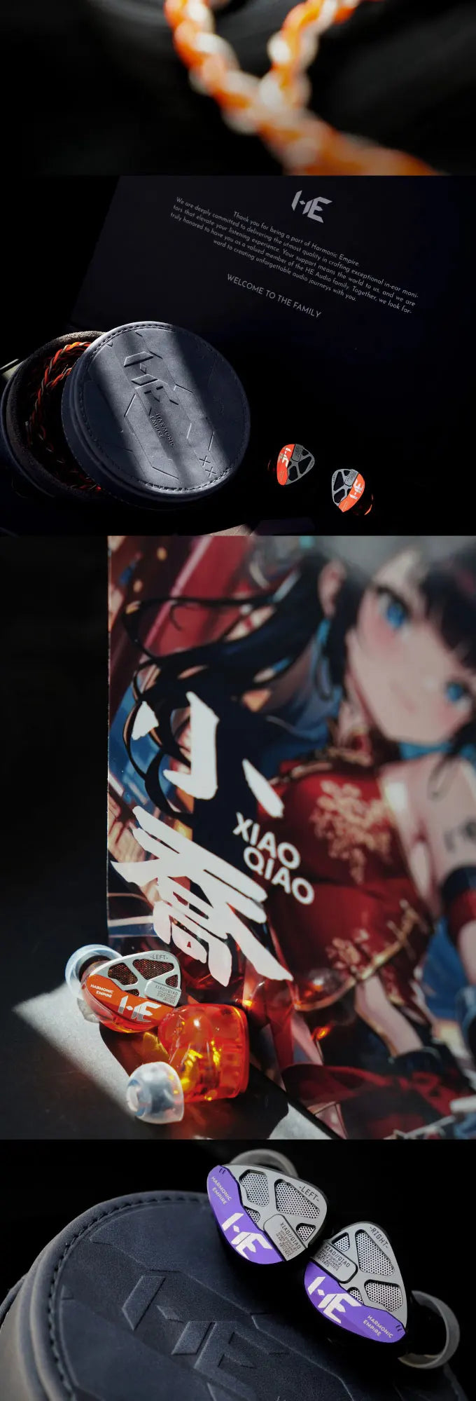 HE Xiao Qiao IEM – Semi-Open Graphene Dynamic Driver Earphones