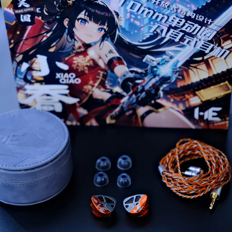 HE Xiao Qiao IEM – Semi-Open Graphene Dynamic Driver Earphones