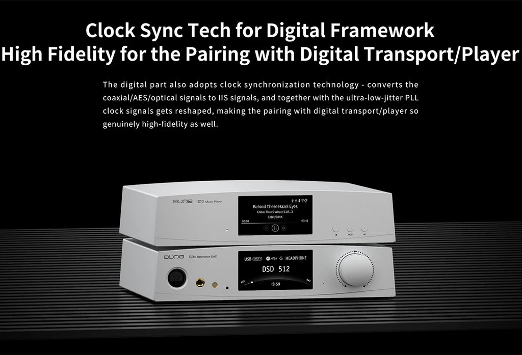 AUNE S9C PRO DAC Headphone Amplifier | ES9068AS Desktop HiFi