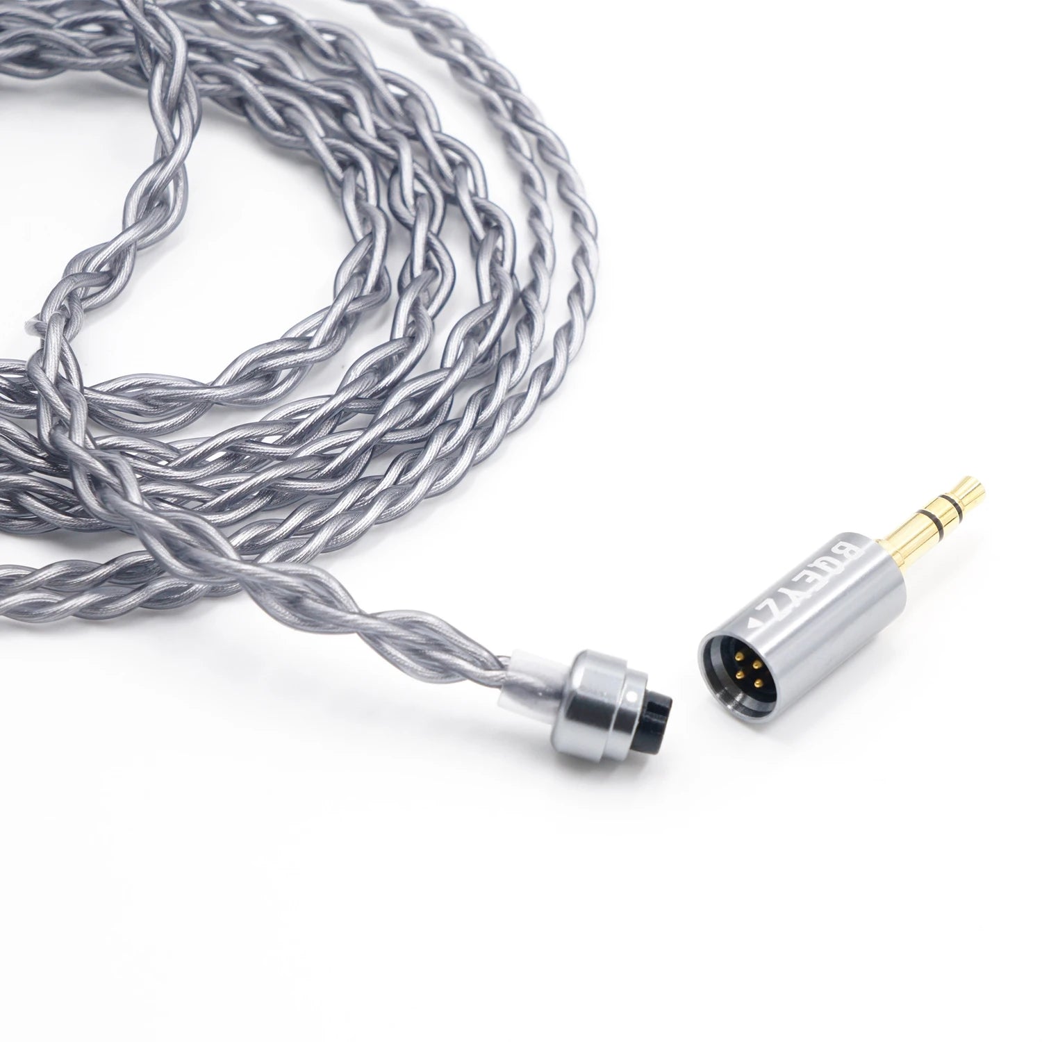 BQEYZ Winter Rime 0.78mm 2-Pin Silver-Plated Copper Detachable IEM Cable