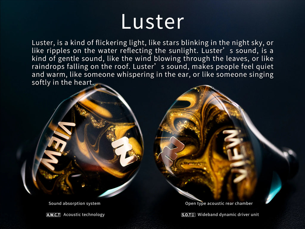 INTUAURA Luster IEM – Wideband Dynamic Driver HiFi Earphones