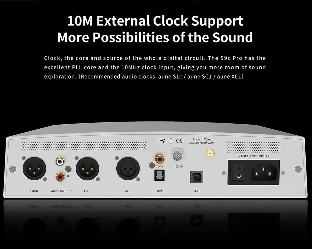 AUNE S9C PRO DAC Headphone Amplifier | ES9068AS Desktop HiFi