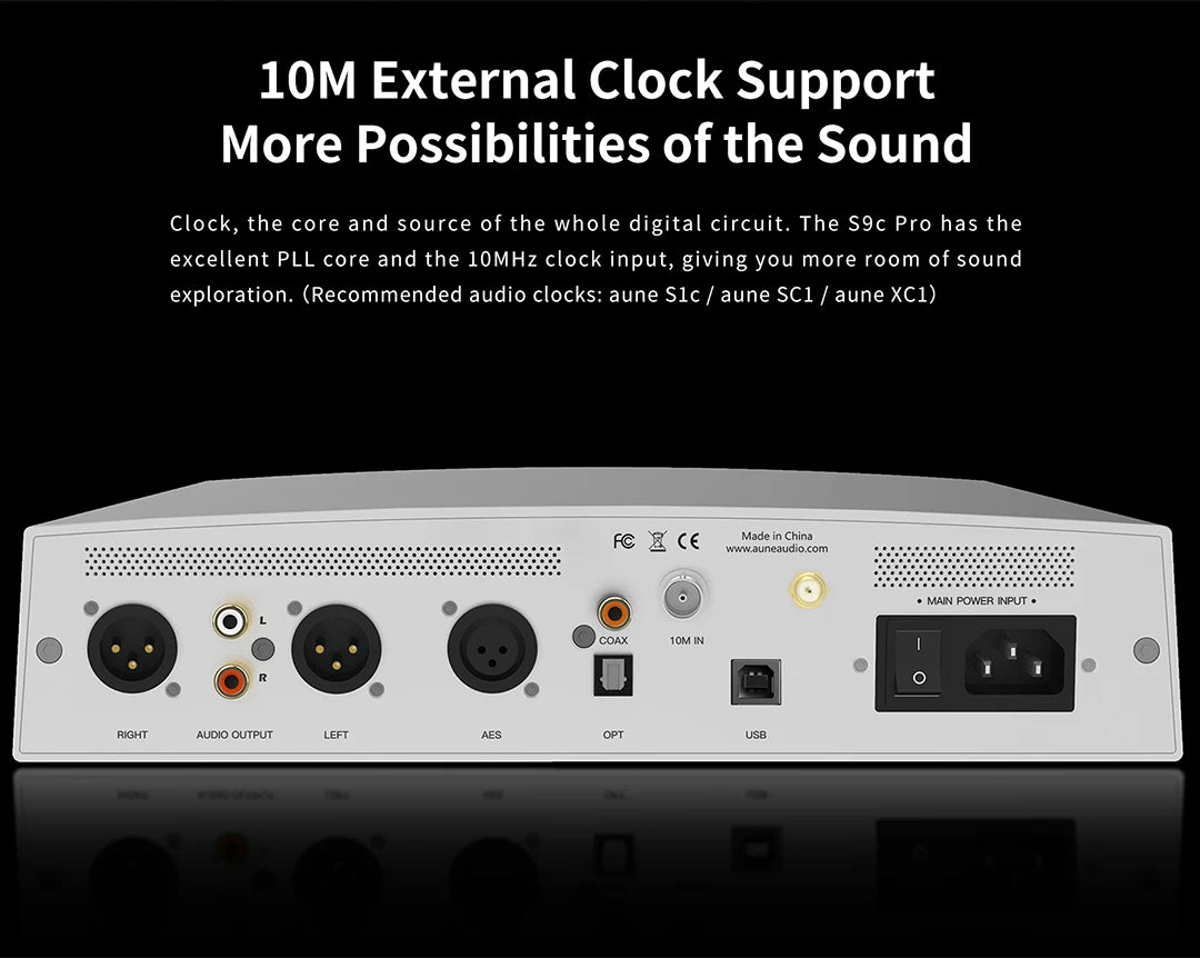 AUNE S9C PRO DAC Headphone Amplifier | ES9068AS Desktop HiFi