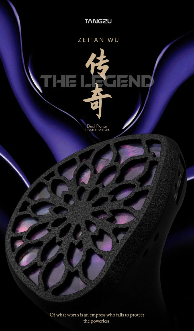 TANGZU Wu Zetian Legend – Dual Planar IEMs (14.2mm + 6mm)